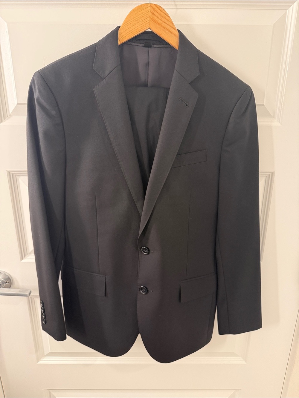 Mens J. Crew Ludlow Black Suit